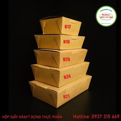 HỘP GIẤY ĐỰNG THỰC PHẨM TRỰC TIẾP